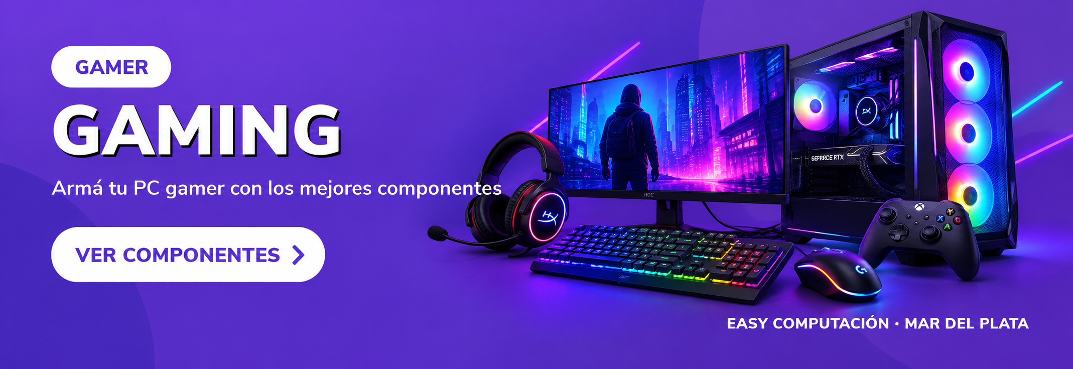 Gaming - Armá tu PC gamer con los mejores componentes